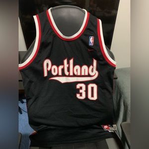 Vintage Nike Portland Trail Blazers Rasheed Wallace Nike Jersey